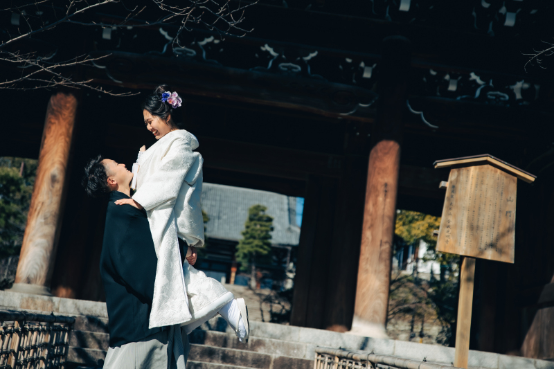 最後は和装での「抱っこショット★」　