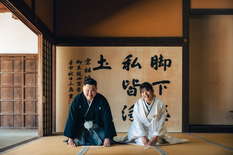 和装では撮影したいお正座ショットを