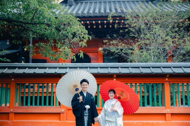 和装ロケーション撮影（毘沙門堂）