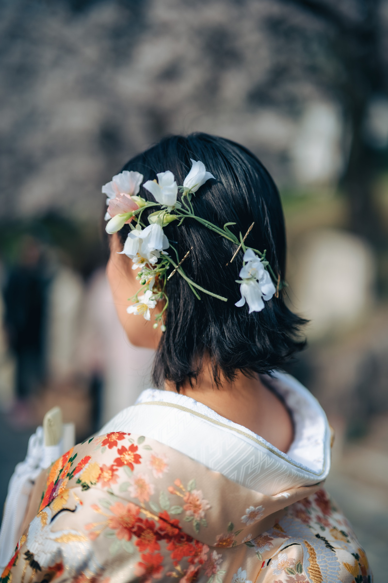 自然の美と花の香りが愛らしさを一層引き出す