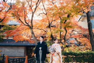 和装ロケーション撮影【祇園・毘沙門堂】