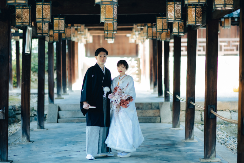 異国情緒あふれる萬福寺の中で