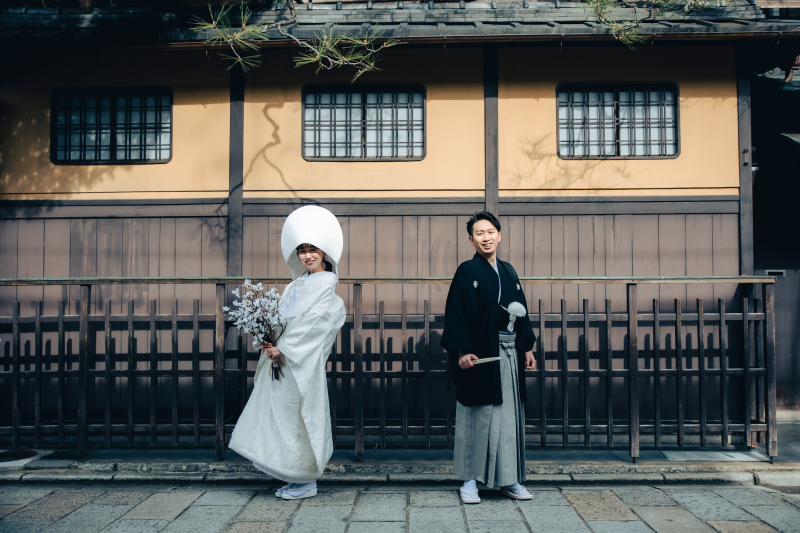 モダン×白無垢×袴