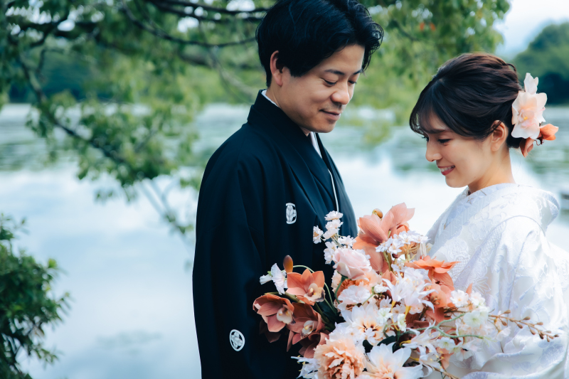 和装にチェンジ