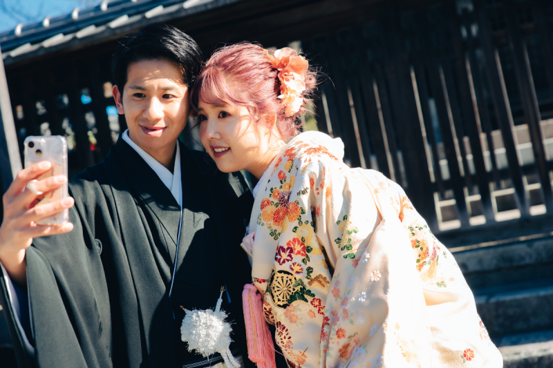 お二人のスマホでも！