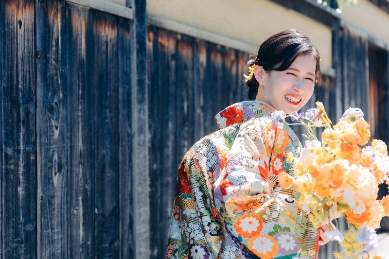 かわいらしくソロショット