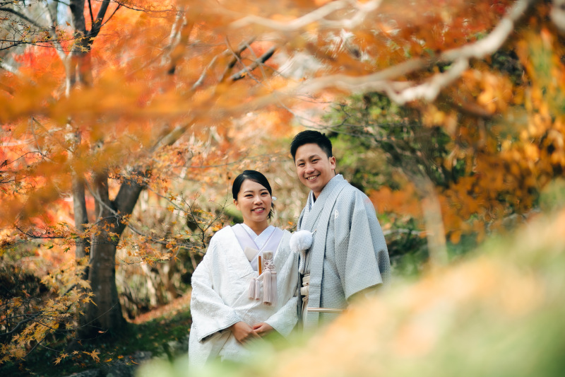 鮮やかな木々に包まれて