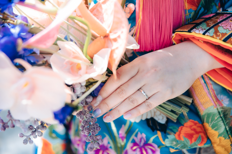 ネイルもこだわりました