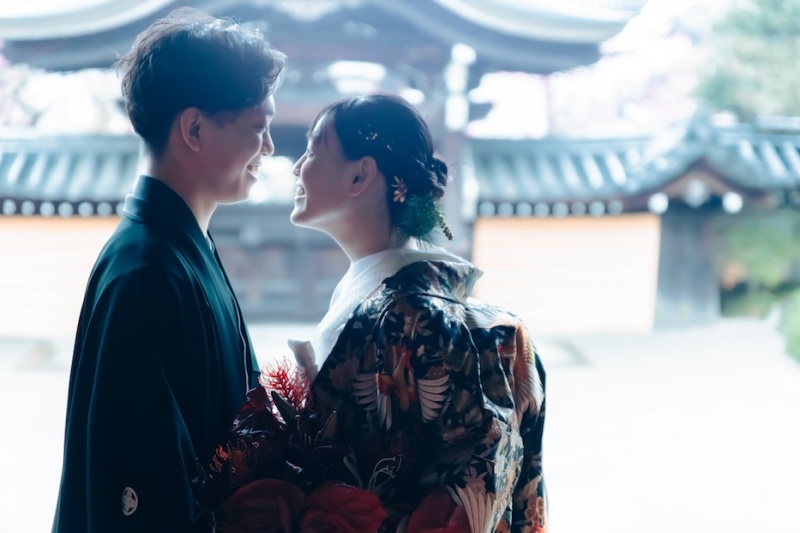 二人で向き合って