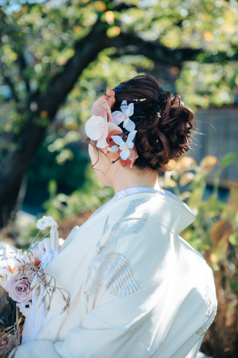 可愛いヘアセット