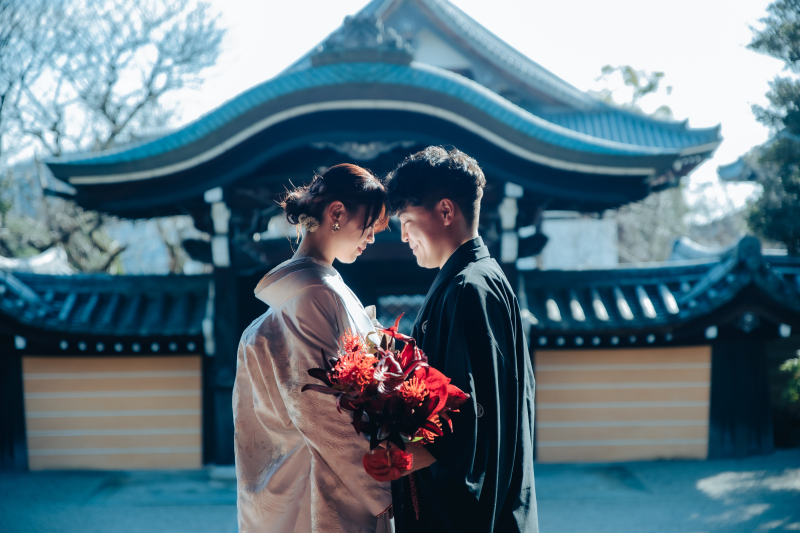 おでこを合わせての一枚