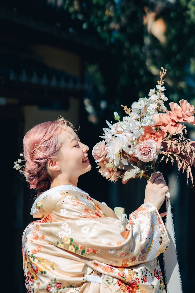 ブーケショットの新婦様