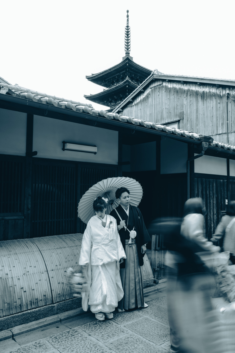古都をオシャレに。モノトーンで時間が止まったよう
