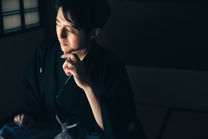 新郎様のかっこよく