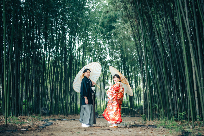 竹林×和傘