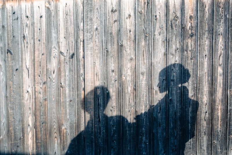 おふたりのシルエット