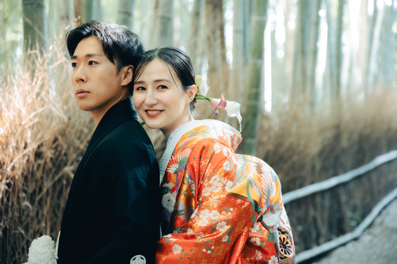 和装ロケーションフォト【嵐山・毘沙門堂】