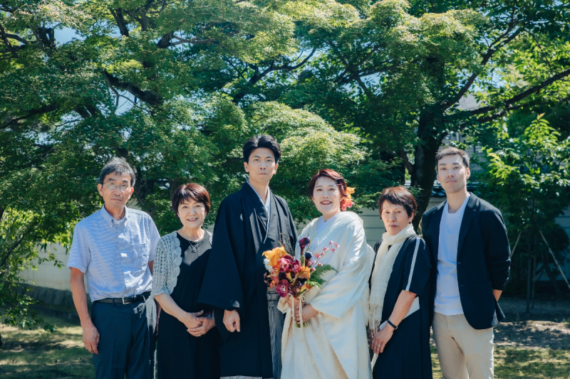 新たな家族の一枚を