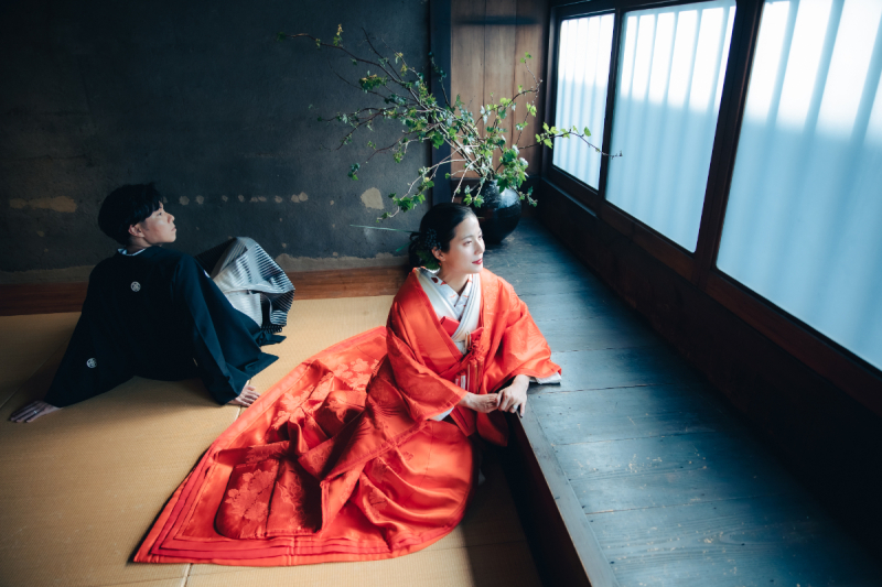 自然光を浴びながら