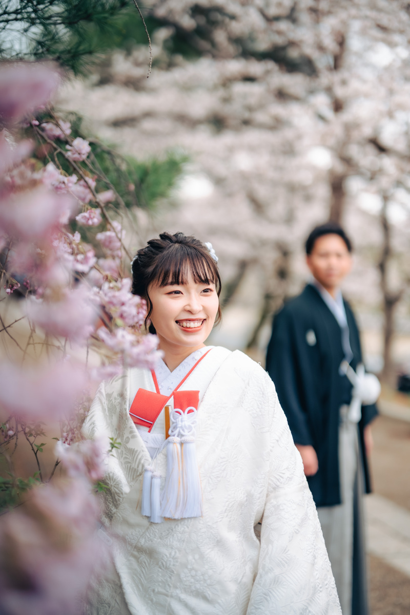 この時期ならではの桜ショット