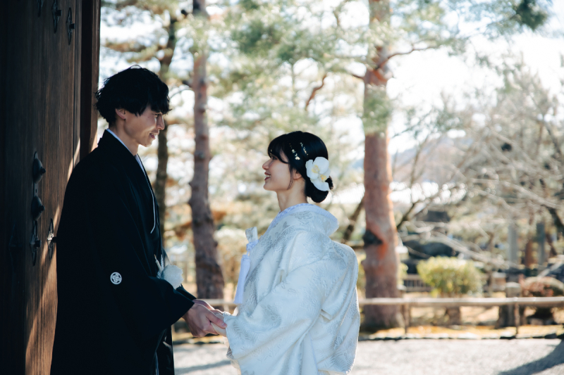 見つめあうおふたりの姿