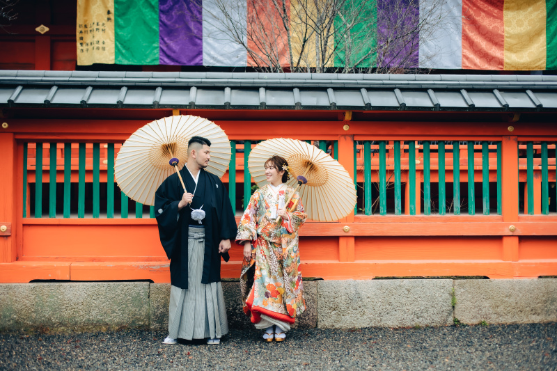 色鮮やかなスポットが目を引く大覚寺