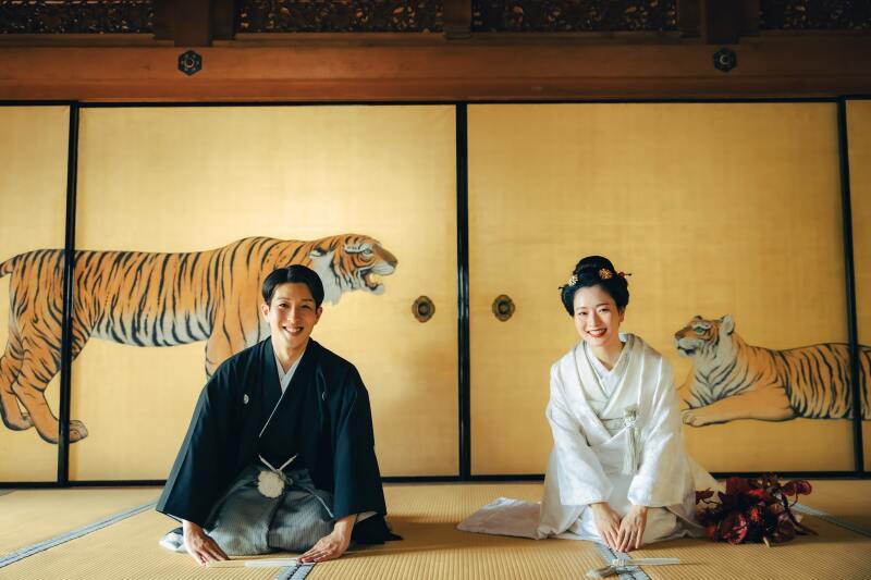 黄金の虎の襖絵