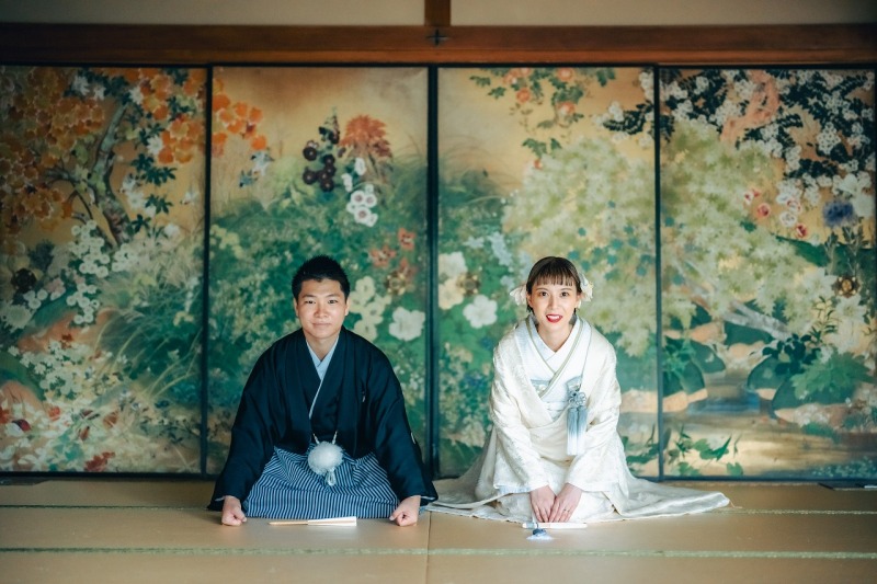 お座りショット