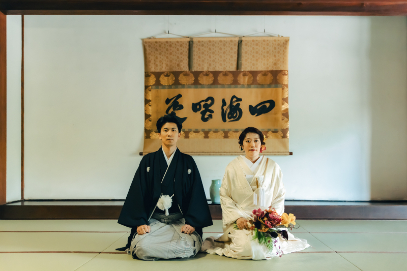 和室でのお正座ショットをパシャり