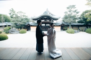 和装ロケーション撮影（金戒光明寺）