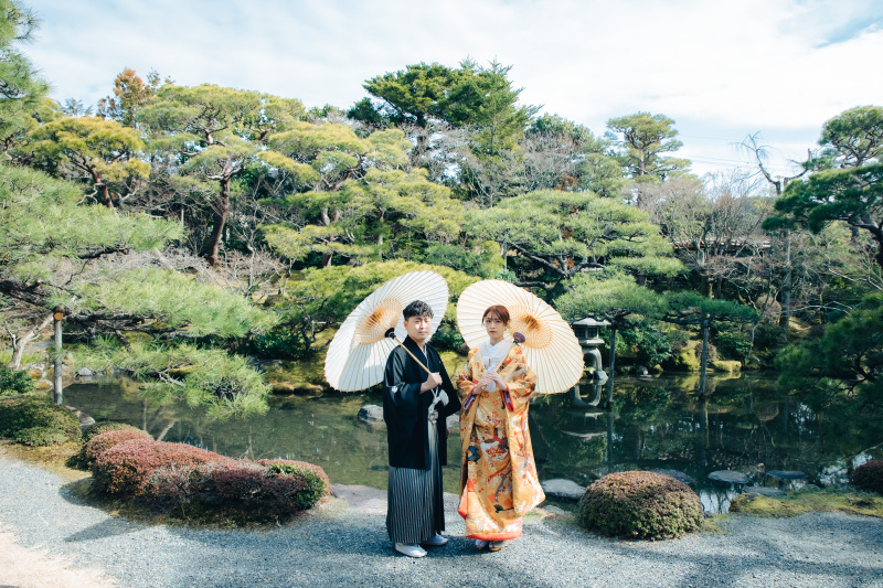 緑と水面の美しさも庭園の魅力のひとつ