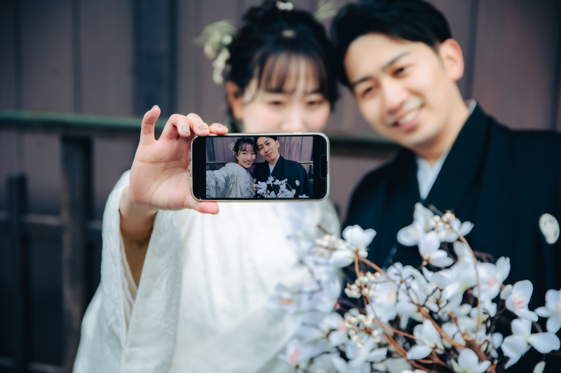 ご友人・ご家族様のスマホ撮影OK!