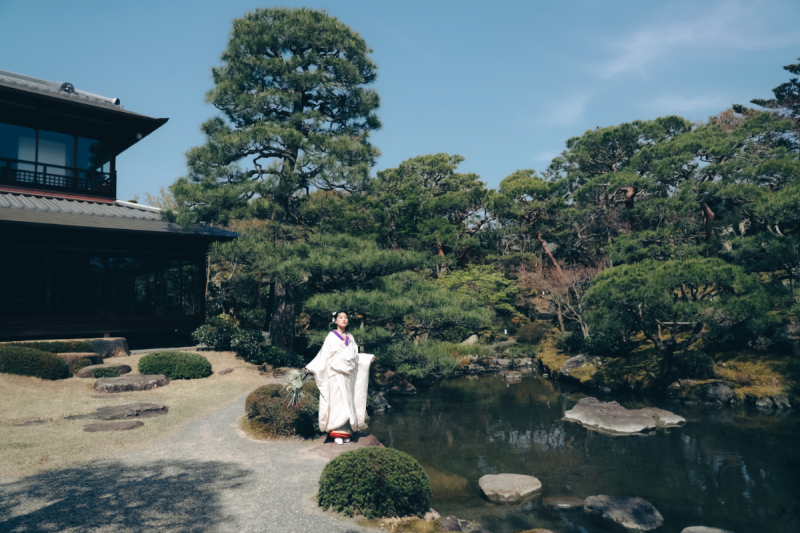 一花写真館|ICHIHANA_庭園で撮影できる