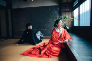 町屋で雰囲気ある一枚を。