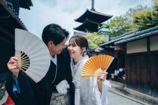 お二人の仲良し度が伝わる写真も大切にしております。