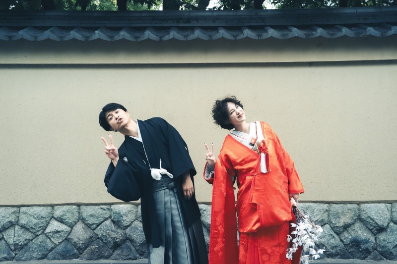 個性のあるポージングで一花写真館らしさを