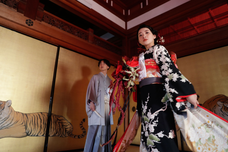 ☆京都満喫一花SP☆【金戒光明寺】虎の襖絵や四季折々の魅力満載♪和装1着1ヵ所ロケーションプラン
