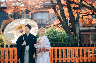 【11月和1】紅葉早割キャぺーン|新作も追加料金なし・全60着から選べる|京都紅葉名所1カ所で撮影|8月末までお申込み限定