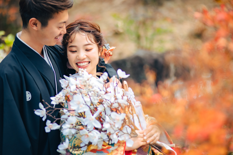 【11月和2】紅葉早割キャンペーン|新作も追加料金なし・2着とも全60着から選べる|京都紅葉名所2カ所で撮影|8月末までお申込み