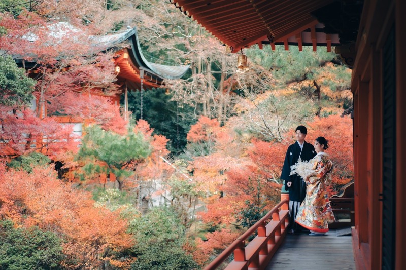紅葉特割campaign【11月〜12月14日撮影|10月末まで申し込み限定】★割引特典付き|和装2着2カ所を巡れる‼