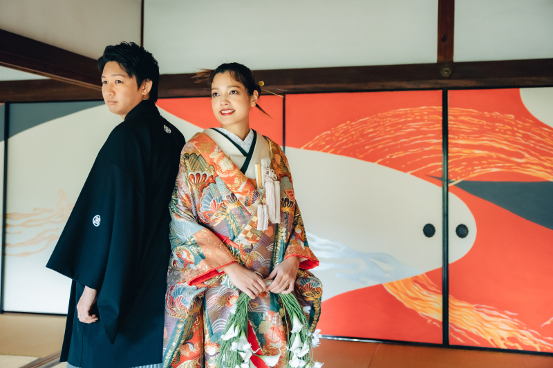 ☆京都満喫一花SP☆【妙顕寺】四季折々の景色を楽しむ☆茶室の円窓が有名♪ 和装1着1ヵ所ロケーションプラン