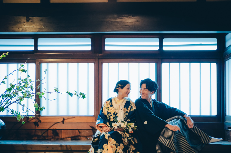 オシャレ町屋で《歴史×シック×和モダン×古都空間》和装1着1ヵ所ロケーションプラン★京都の時間の流れゆったりを感じて撮影