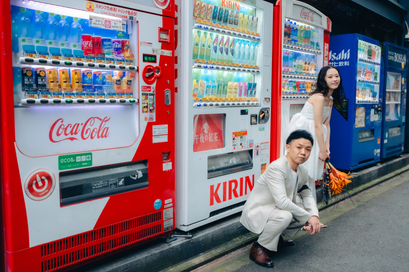 街フォト撮影|もっと自由に貴方らしくいつものデートのようなウェディングフォト|¥88000(税込)お好きな衣装持ち込みプラン