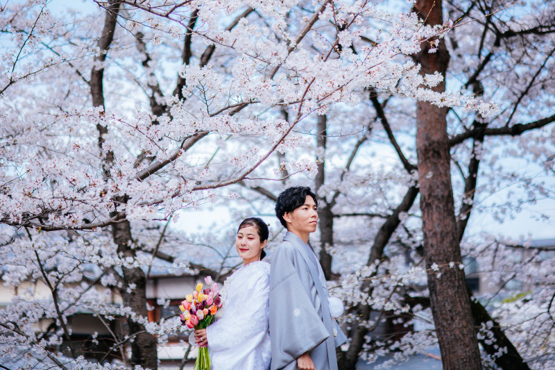 【3月4月撮影】桜早割campaign|和装1着1ヵ所【2月10日お申込の方限定】和装小物全てから選べる!ブーケやヘッド装花付き