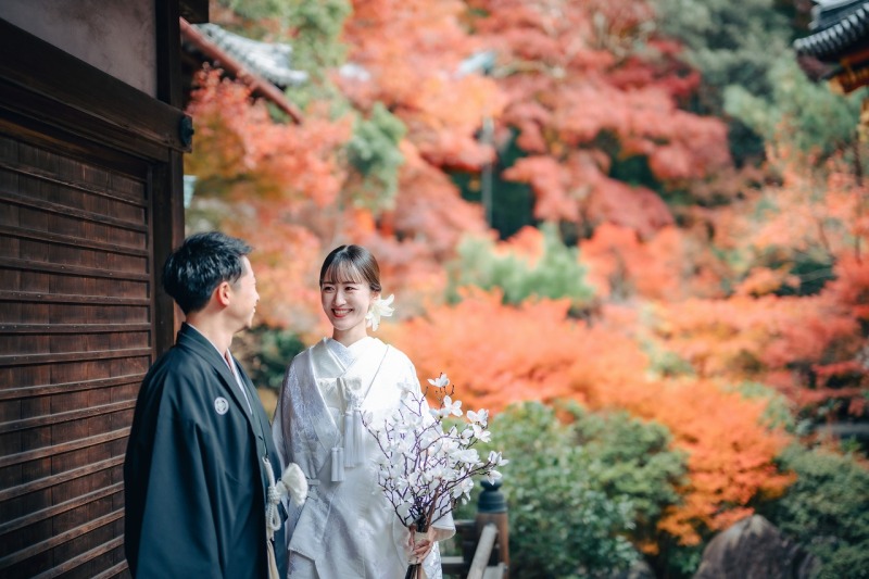 【9〜12月】撮影和装1着・1カ所|結婚式準備安心プラン|1週間スピード納品+3大特典