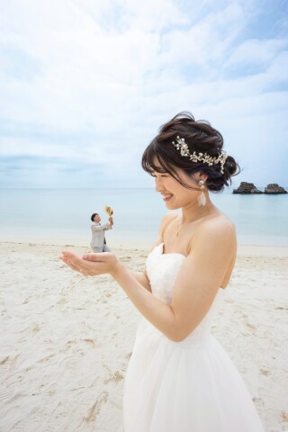 ilare wedding_ビーチphoto in北谷