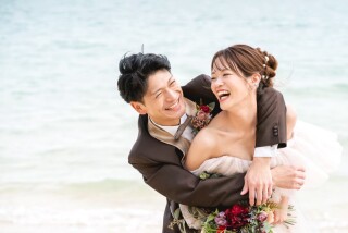 ilare wedding_ドローンフォト☆ビーチ＆グリーン