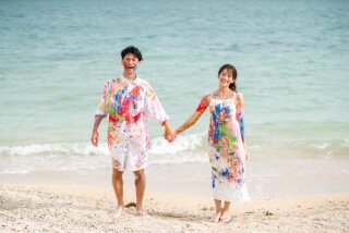 ilare wedding_ドローンフォト☆ビーチ＆グリーン