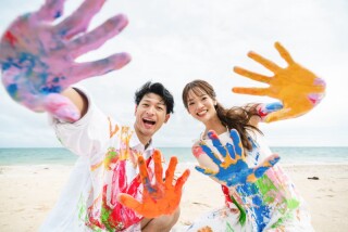 ilare wedding_ドローンフォト☆ビーチ＆グリーン