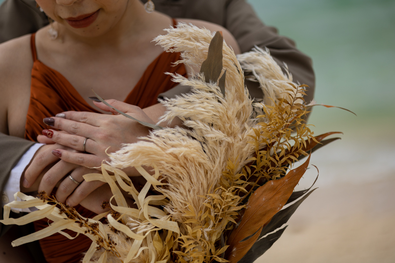 平日限定☆【カラードレス】ビーチフォトキャンペーン☆衣装&ヘアメイク+100カット保障!